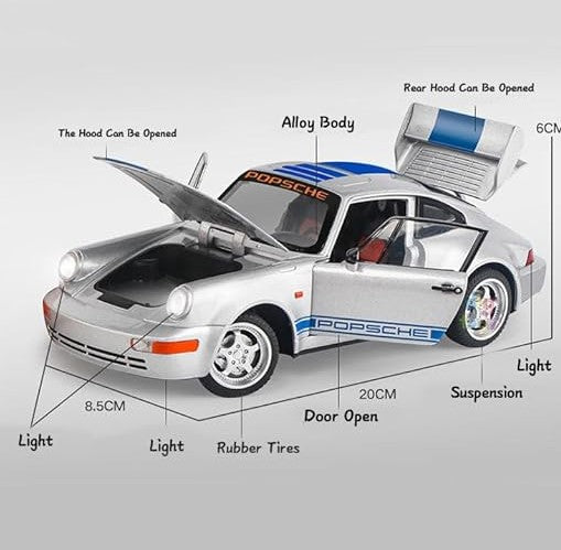 Die-cast Porsche Carrer 1:24 Scale Metal Car