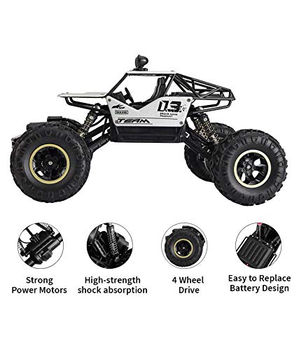 High-Speed Off-Road Remote Control Monster 4x4  Car | Rechargeable Battery, Big Tyres.