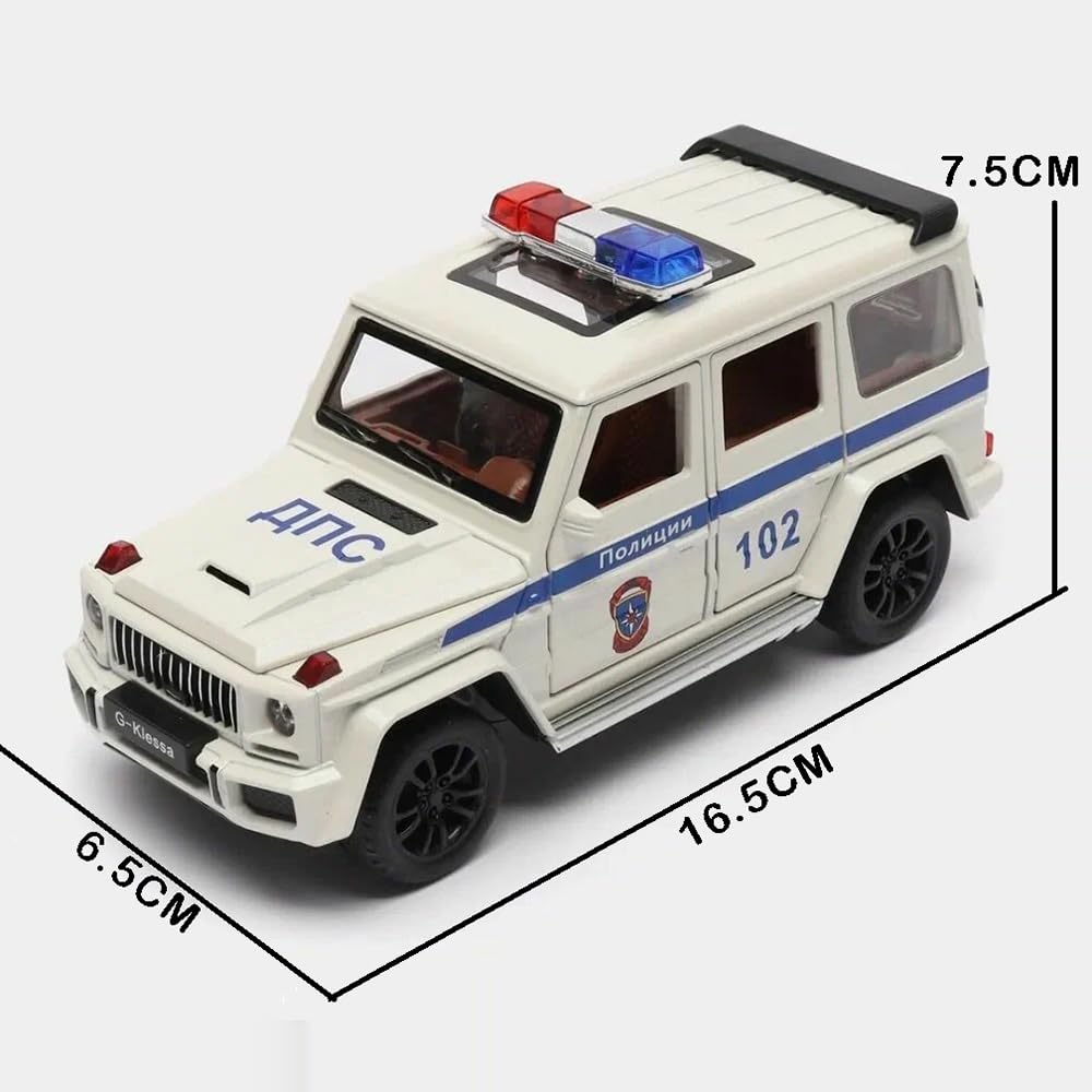 G Wagon Police Toy Metal Car