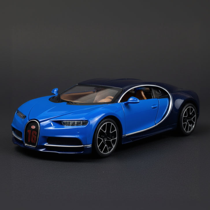 1:32 Bugatti Chiron zinc Alloy Pull Back Metal Car