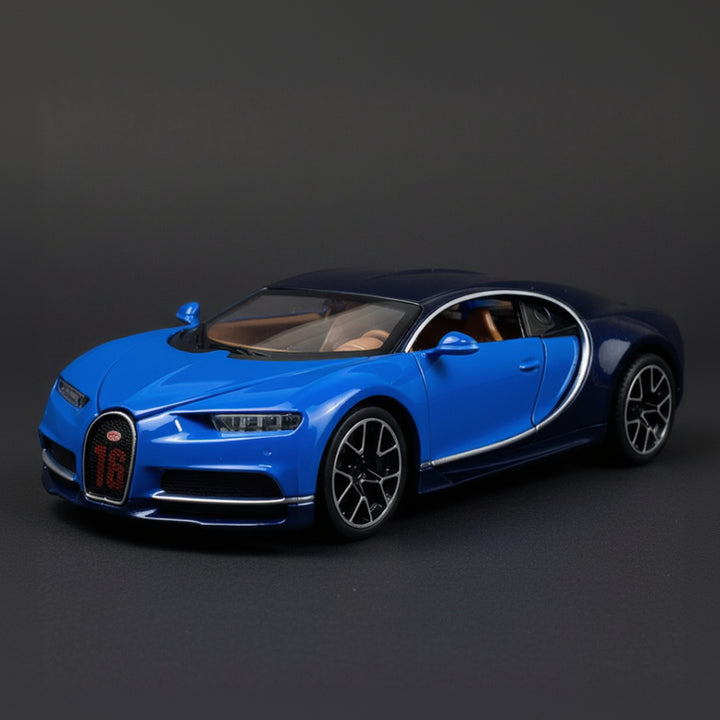 1:32 Bugatti Chiron zinc Alloy Pull Back Metal Car