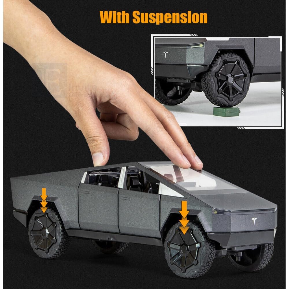 1:24 Scale Tesla Cybertruck Model Metal Car