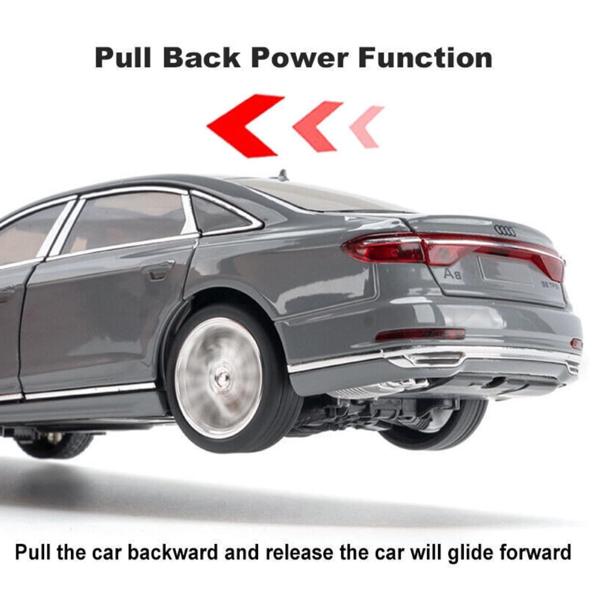 1:24 Audi A8 Die-Cast Model Metal Car