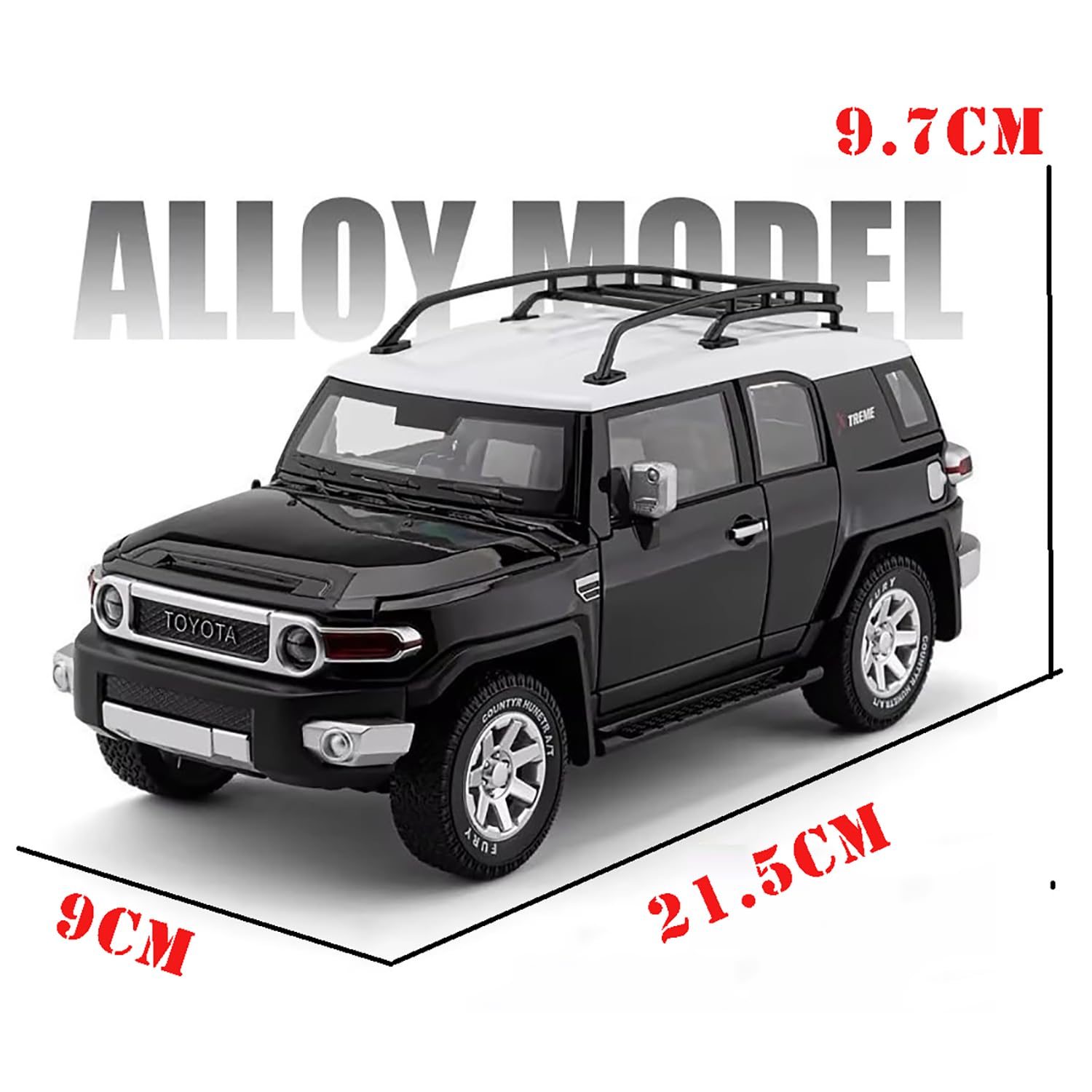 Toyota Toy Car Fj Land Cruiser Metal Car