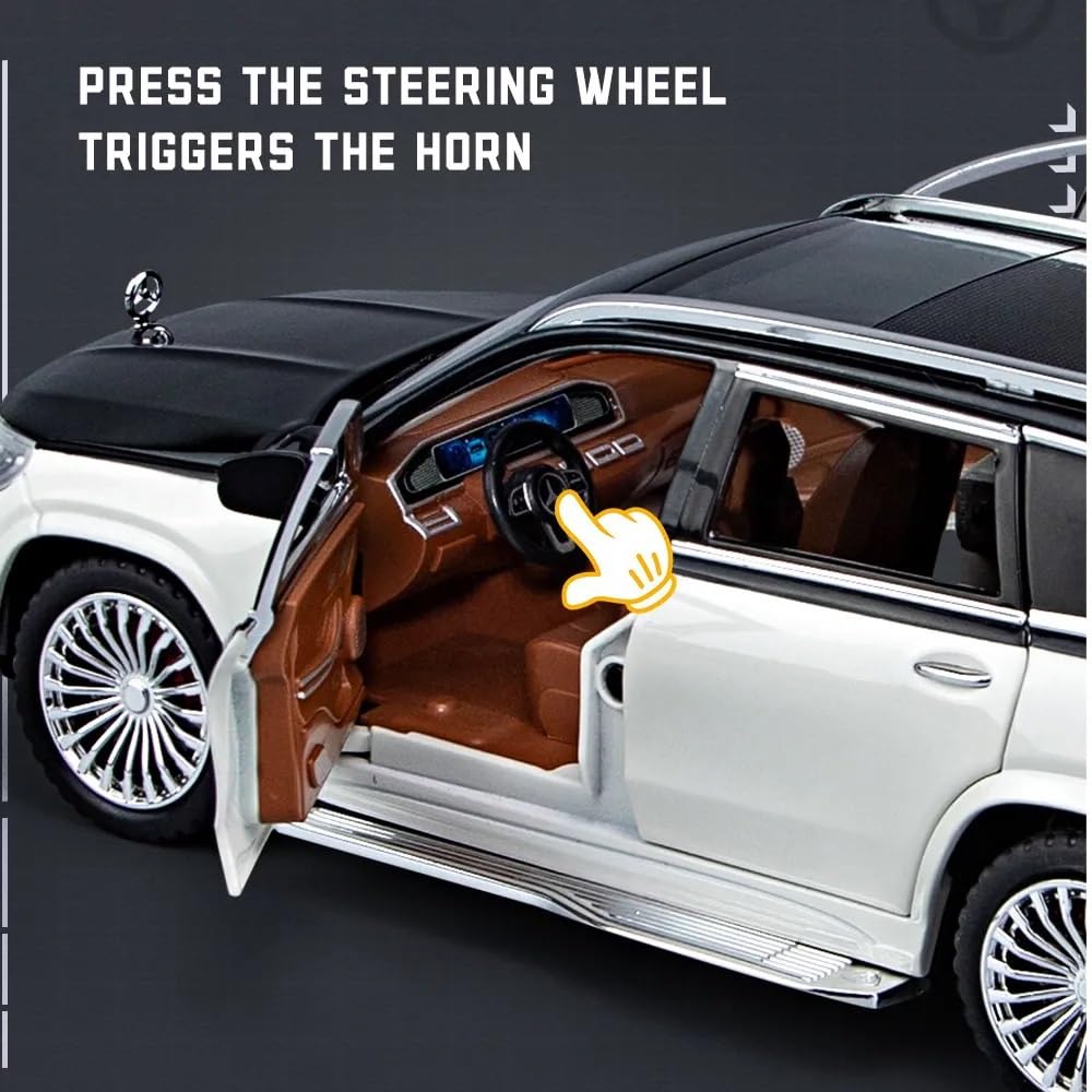 Mercedes Benz GLS 600 SUV Maybach 1:24 Scale Metal Car Model Car