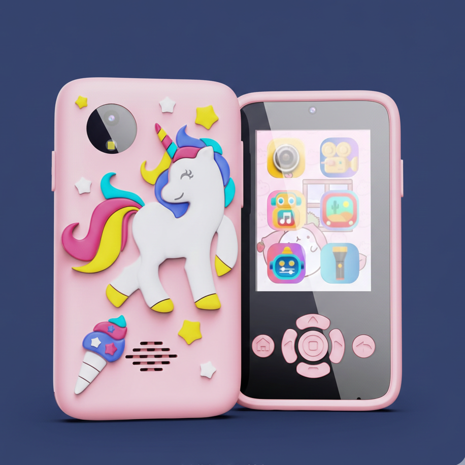 Kids Smartphone Toy with MP3 Music Player Dual Camera Phone Toy Gift