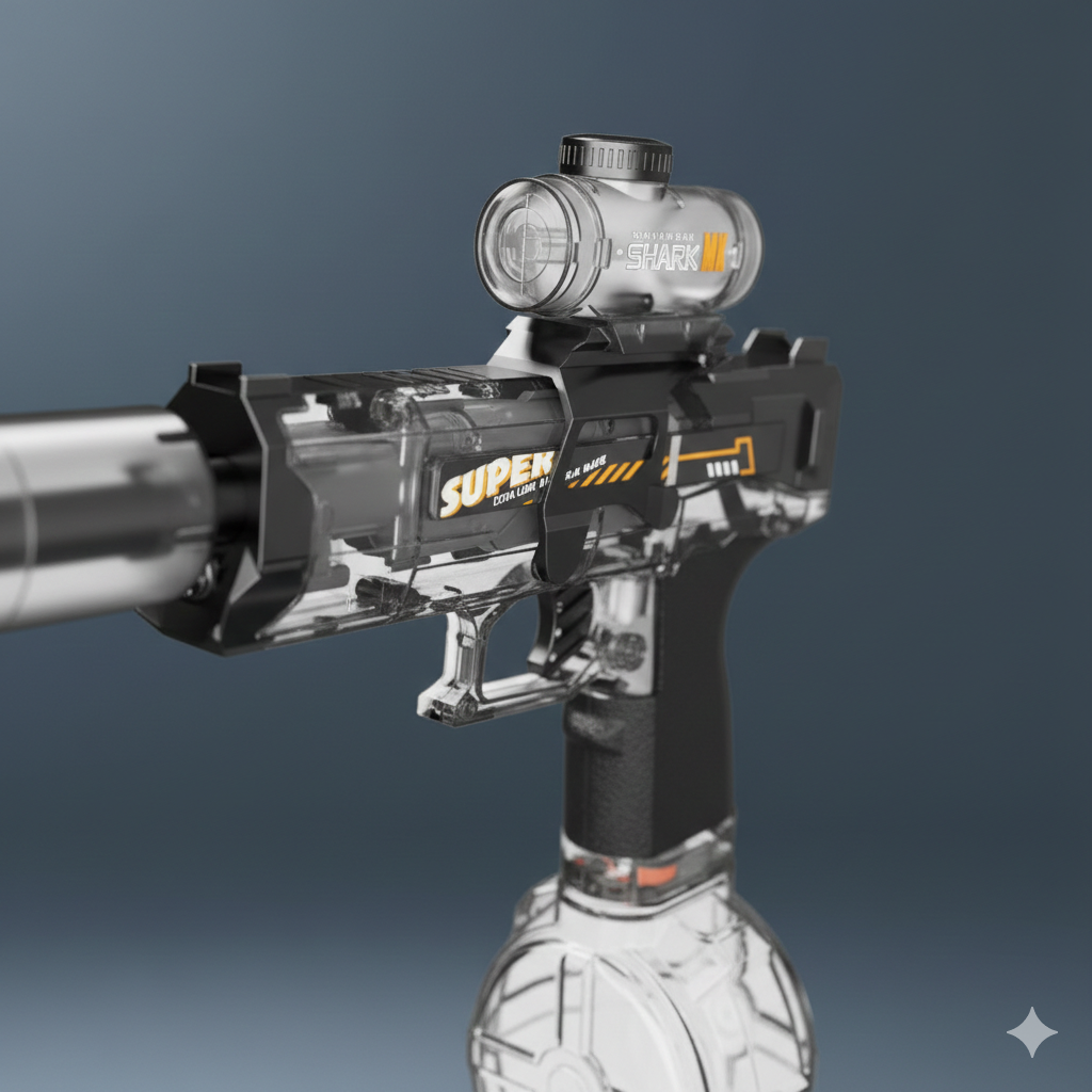 Fire Light Electric Water Gun With Rechargeable Battery