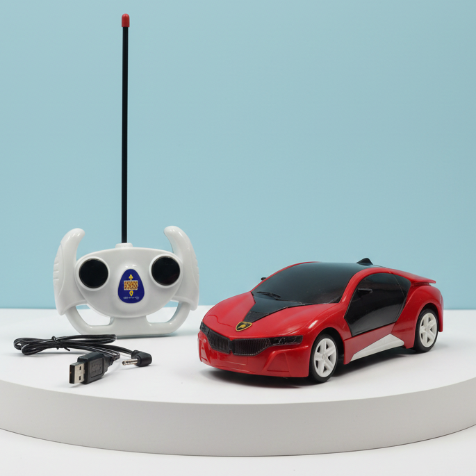 Rechargeable 3D Famous Remote Control Car with real Fog Spray