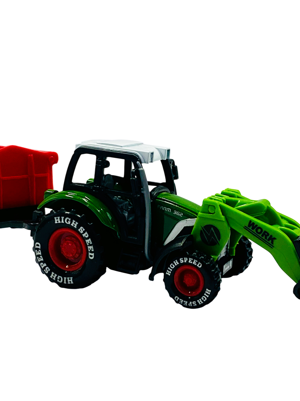 Die Cast Metal Farm Truck With Trolley
