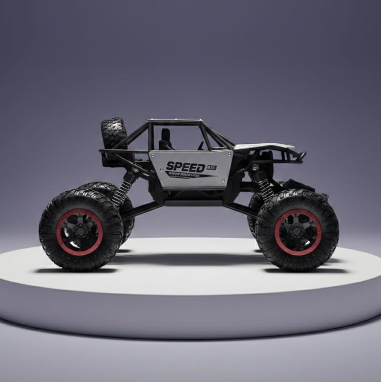 High-Speed Off-Road Remote Control Monster 4x4  Car | Rechargeable Battery, Big Tyres.