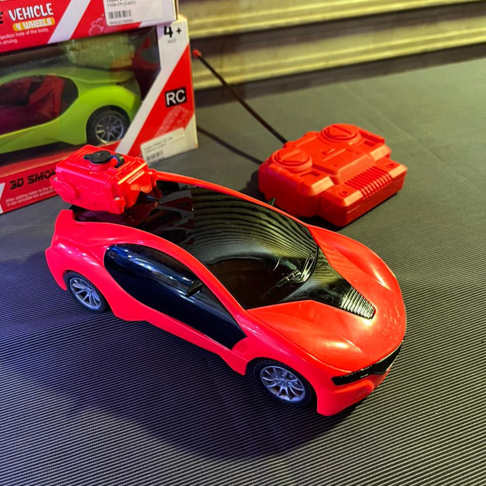 Rechargeable 3D Famous Remote Control Car with real Fog Spray