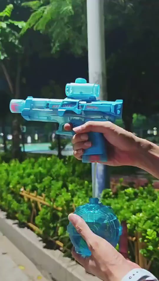 Fire Light Electric Water Gun With Rechargeable Battery